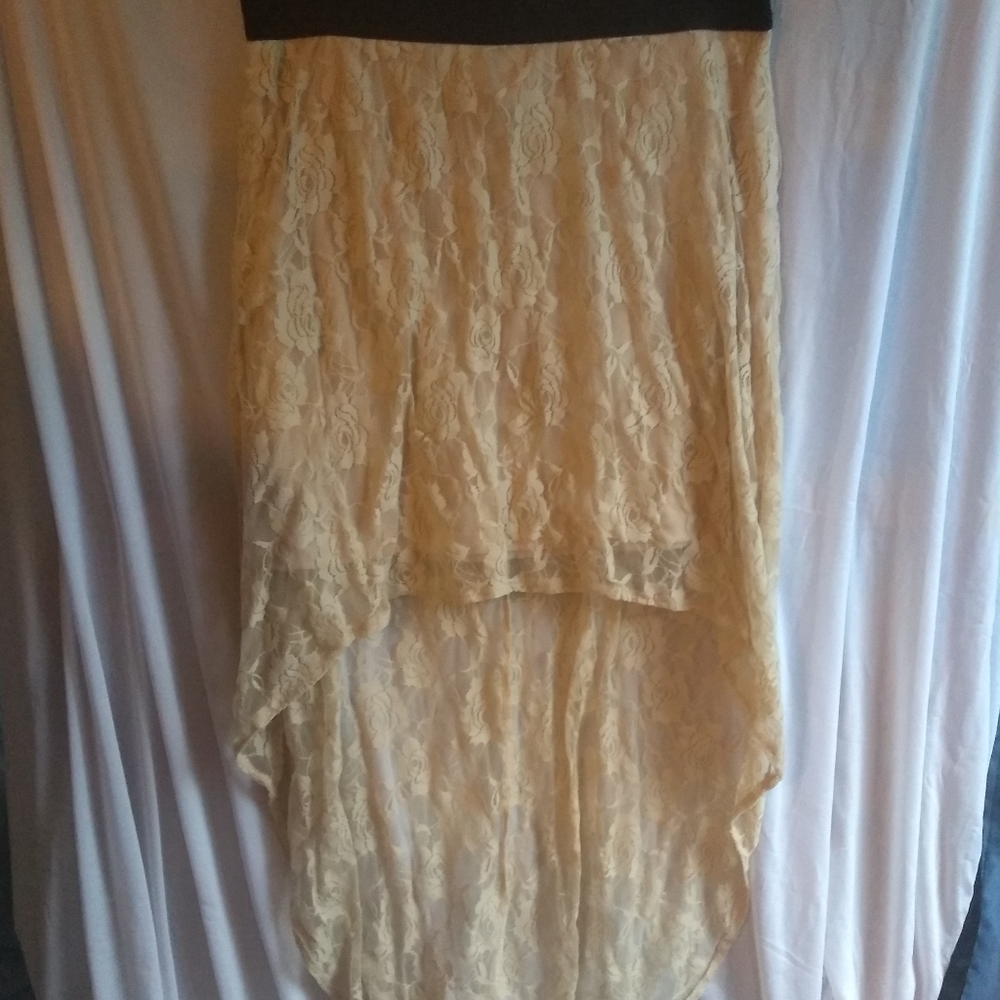 Hi/lol lace skirt